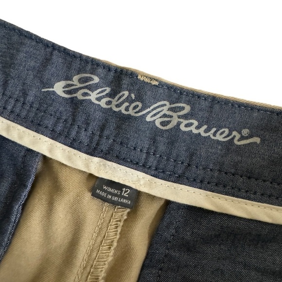 Eddie Bauer Legend Wash Truly Straight Fit Straight Leg khaki chino pants 12 - Picture 4 of 10